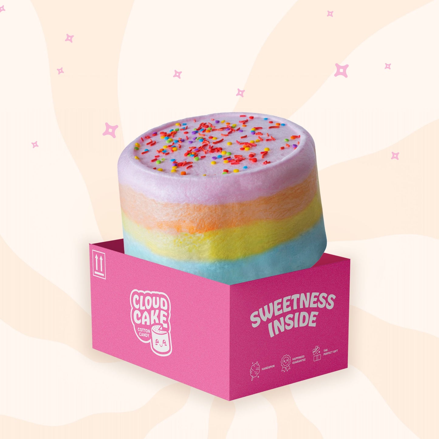 Fruity Cereal Cloud Cake