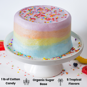 Rainbow Cloud Cake
