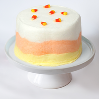 Candy Corn Cloud Cake