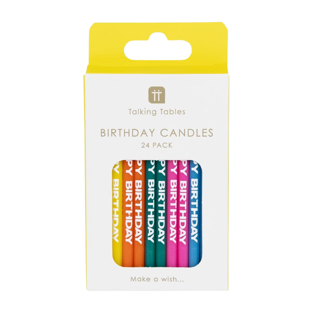 Rainbow Birthday Candles (24 Pack)