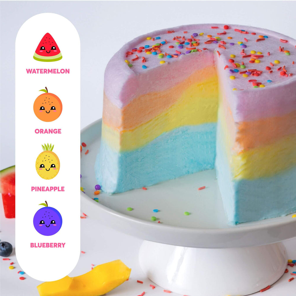 Rainbow Cloud Cake